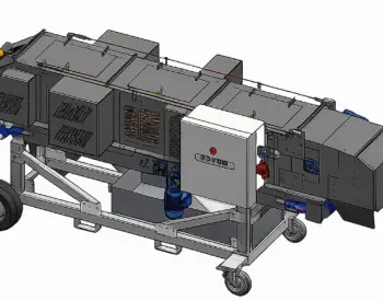 Compostblok-uitpakmachine